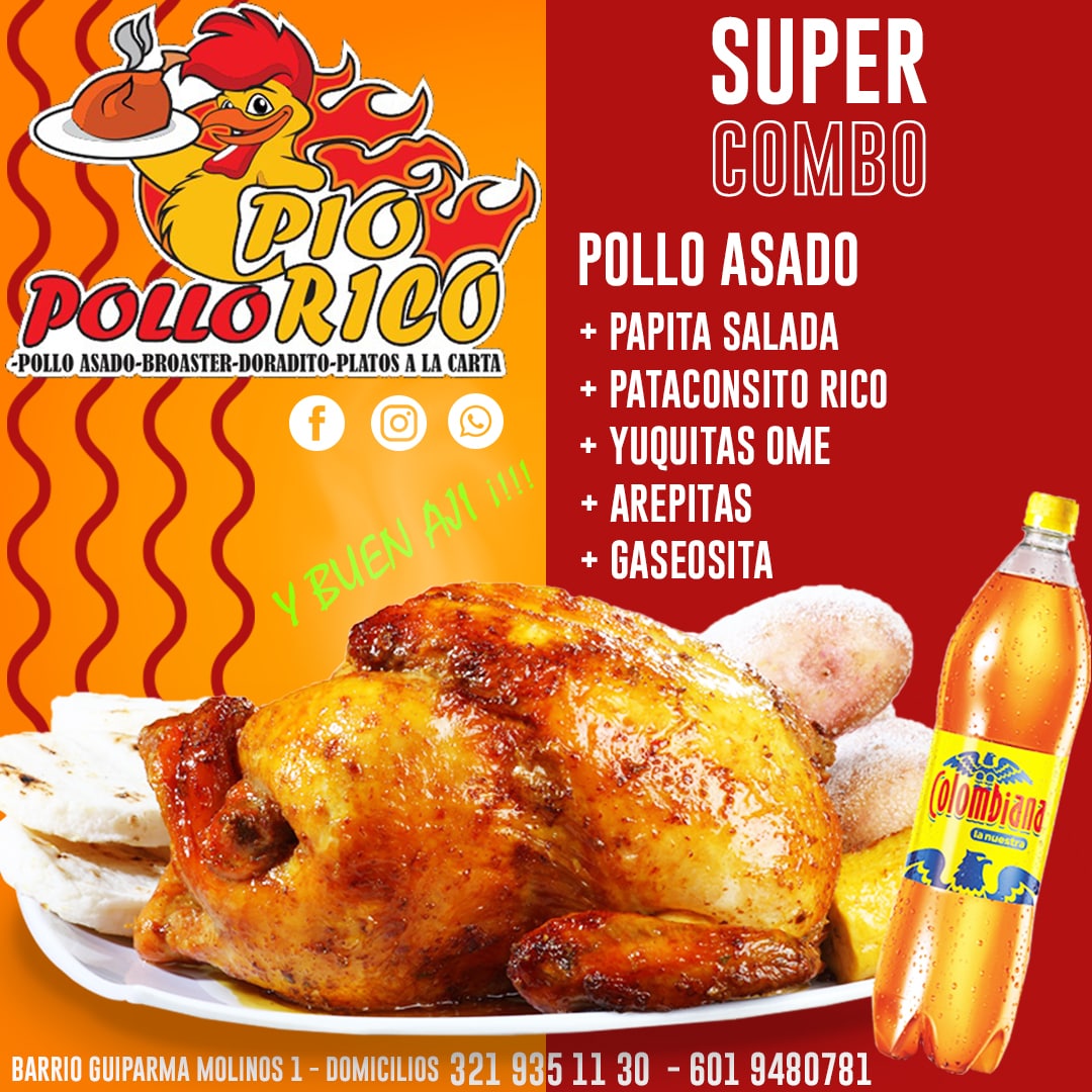 combo pollo asado