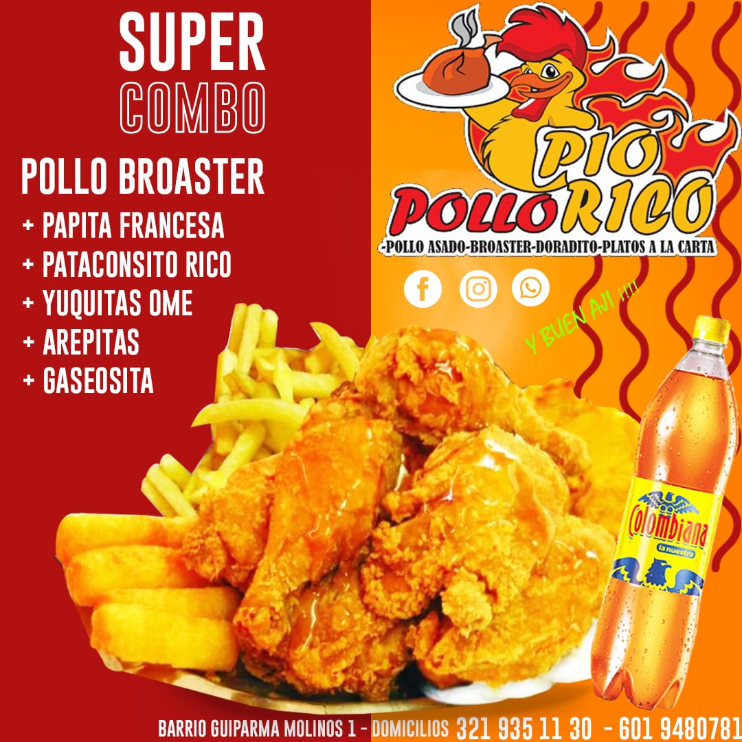 combo pollo broaster